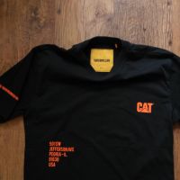 CAT workwear - страхотна мъжка тениска КАТО НОВА М, снимка 1 - Тениски - 45424907