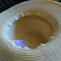 Сламена шапка женска с панделка маркова размер 58 нова, снимка 5 - Шапки - 44942995
