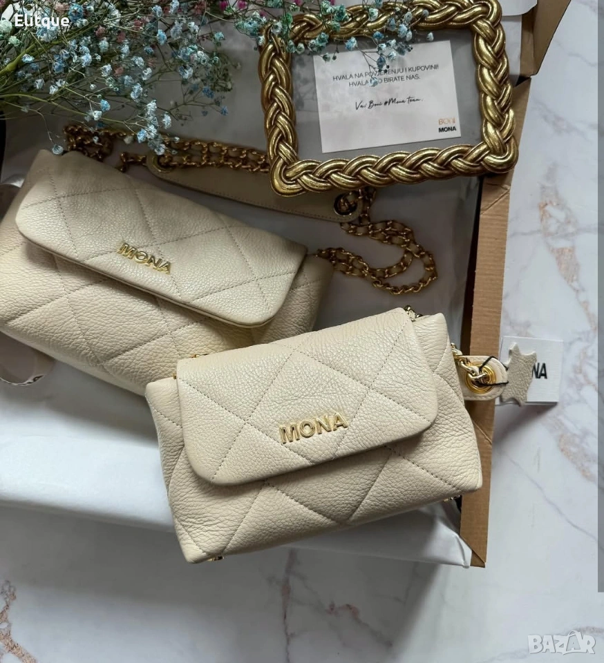 чанта MONA ➡️34cm⬆️24cm, снимка 1