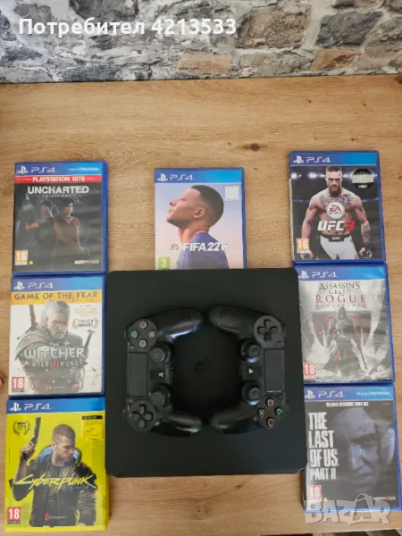 Playstation 4, 1tb Jet Black, снимка 1