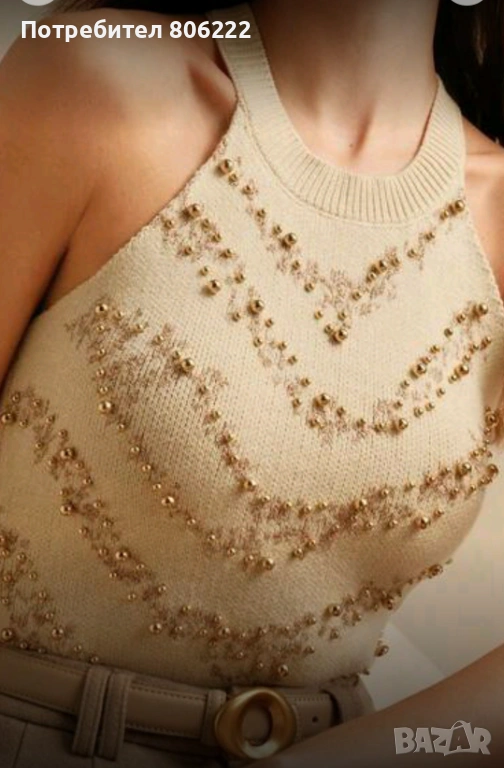 Топ Блуза плетево, снимка 1