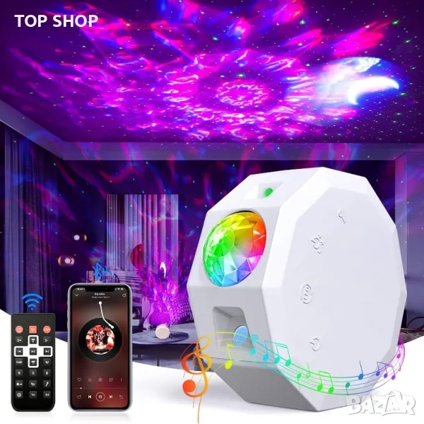 FGRYB Starlight проектор за спалня - звезден проектор нощна светлина, снимка 1