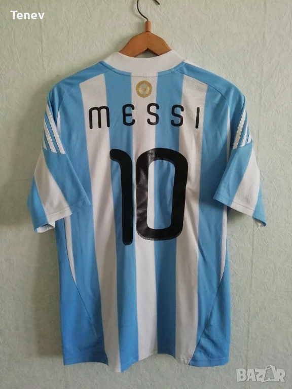 Argentina Lionel Messi Adidas оригинална тениска фланелка Аржентина Меси , снимка 1