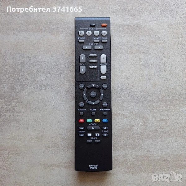 Дистанционно за ресивър Yamaha RAV531 ZP35470 , снимка 1