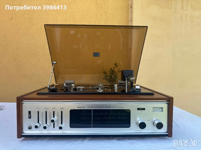 Стерео уредба грамофон Sharp, снимка 1