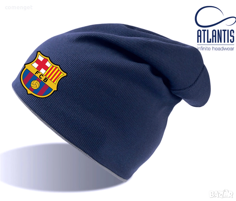 НОВО! ФЕН шапки тип beanie БАРСЕЛОНА / BARCELONA - универсален размер. Или на ОТБОР по ИЗБОР!, снимка 1