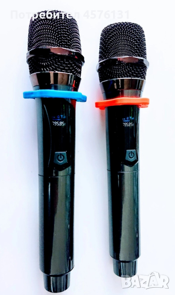Безжични микрофони с LED дисплей 32-v, снимка 1