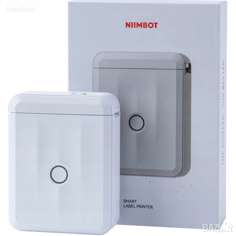 Niimbot D110M мини принтер за етикети, бял, снимка 1