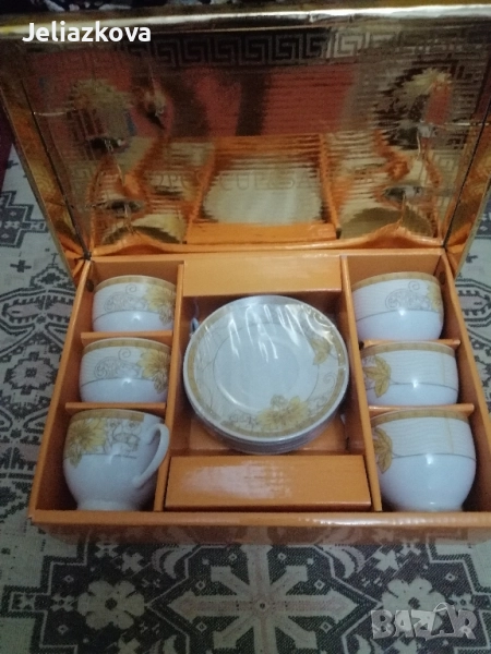 порцеланови комплект кафе чай. ново , снимка 1