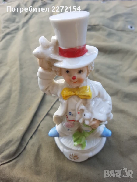 Порцеланова статуетка фигурка клоун, снимка 1