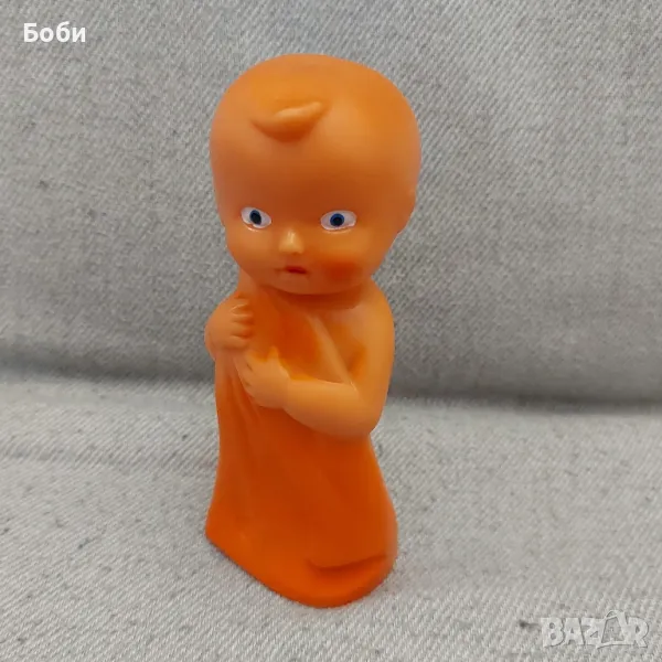 Стара Рядка Соц Гумена Кукла Играчка , снимка 1