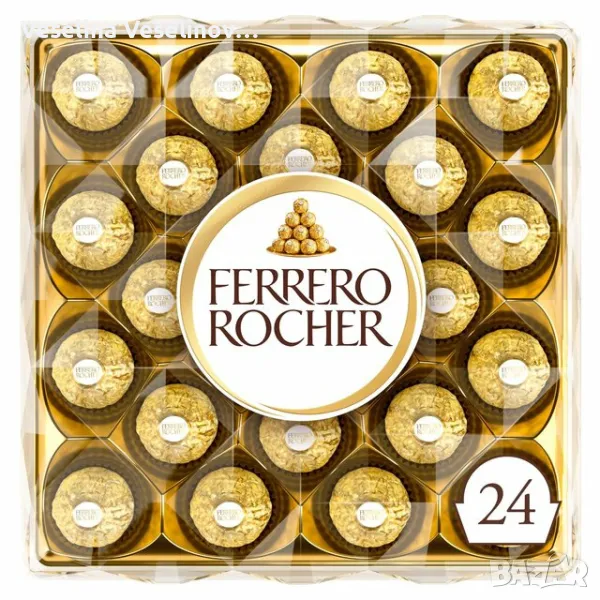 Шоколадови Бонбони Ferrero Rocher 24 бр
.-300 гр., снимка 1