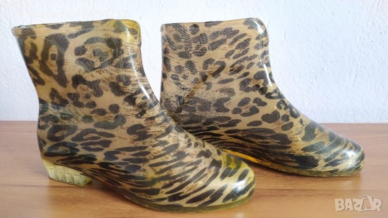 Боти в леопардов стил, 36-ти номер, снимка 1