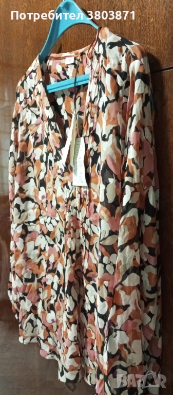 Блуза шифон с шпиц деколте S Oliver, снимка 1