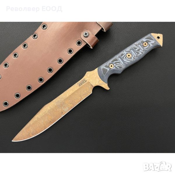 Нож Dawson Mojave 7 с острие Arizona Copper, в цвят pewter/black - 17,8 см, снимка 1