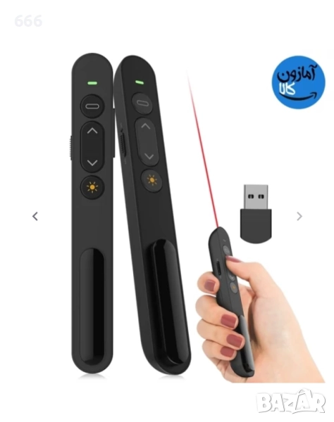 Безжичен презентатор с лазерна показалка, снимка 1