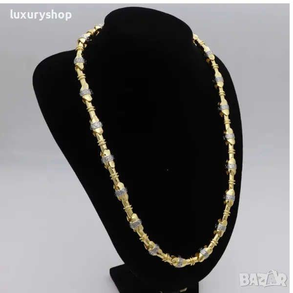 Ланец, версаче, versace, двуцветно позлатено - БЕЗПЛАТНА ДОСТАВКА!, снимка 1