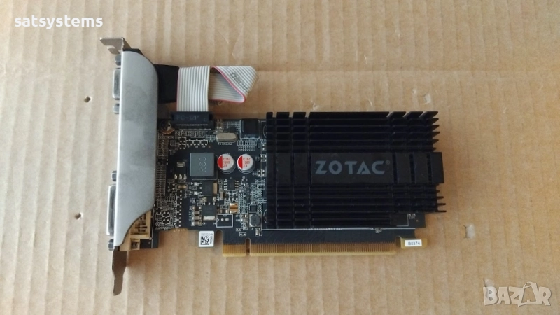 Видео карта NVidia GeForce Zotac GT710 ZONE Edition 2048MB GDDR3 64bit PCI-E, снимка 1