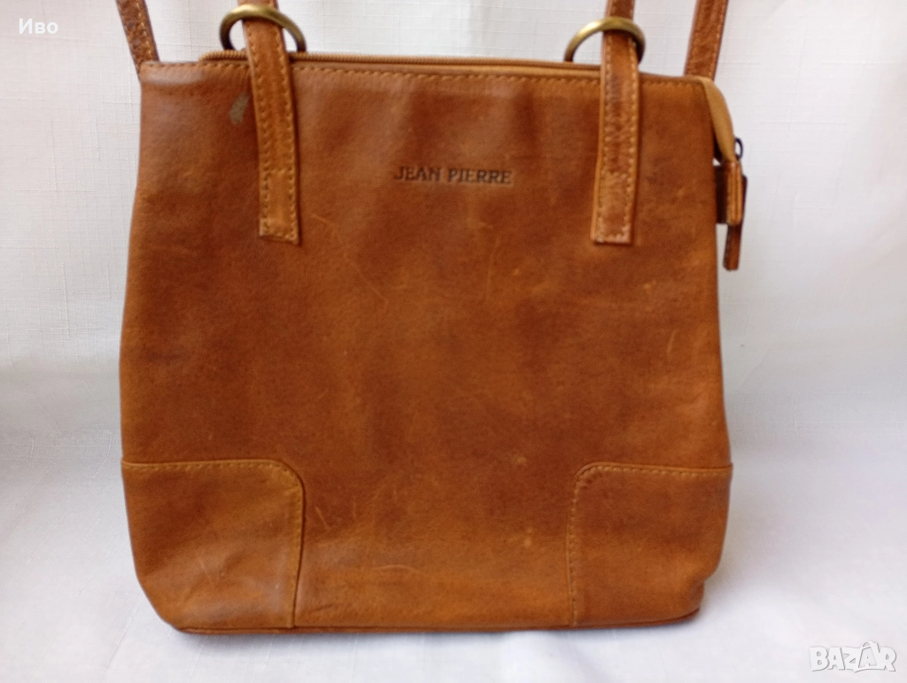 Jean Pierre дамска чанта тип раница естествена кожа, снимка 1