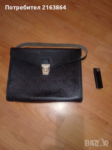 ретро кожена чанта, снимка 1