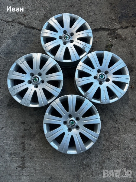 Алуминиеви джанти Skoda 5х112 17 Цола, снимка 1