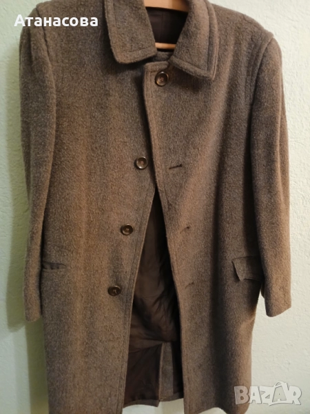Мъжко вълнено палто, снимка 1