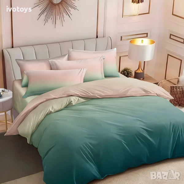 Двулицево спално бельо, 6 части - Модел WS18061, снимка 1