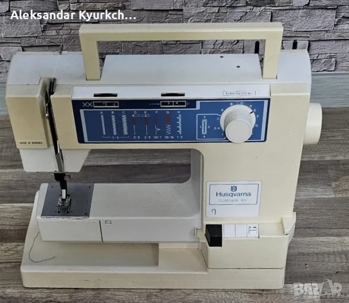 шевна машина Husqvarna Classica 105, снимка 1