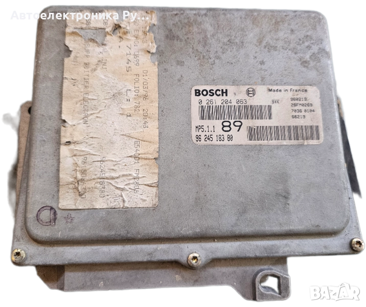компютър PEUGEOT 406 1.8 BOSCH 0261204063, 0 261 204 063, 9624518380, снимка 1