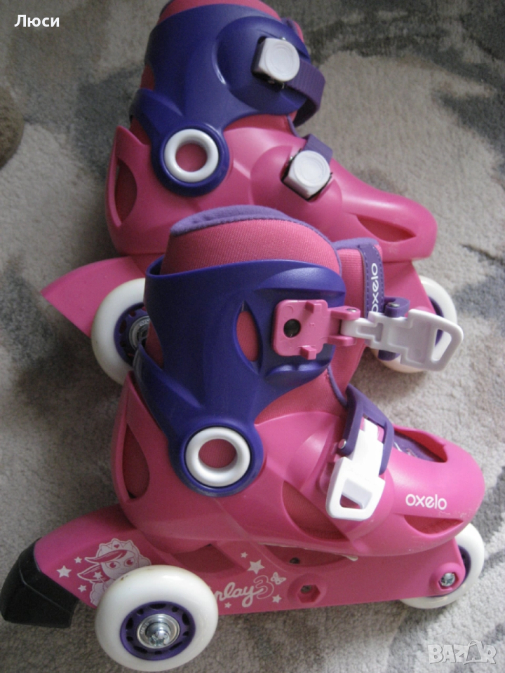 Детски регулируеми ролери Oxelo размер 26-28 + предпазни наколенки , снимка 1
