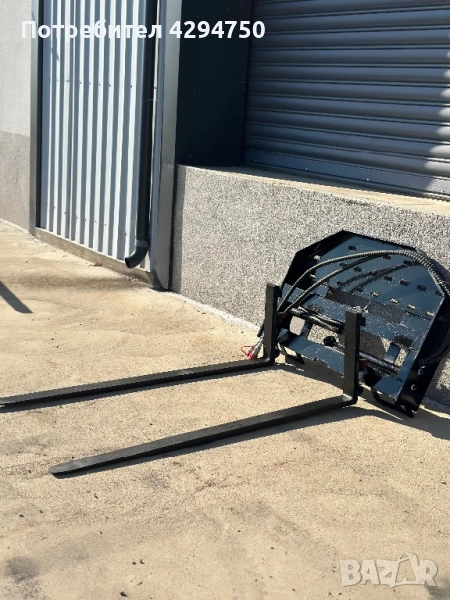 Палетни вилици за мини челен товарач , снимка 1