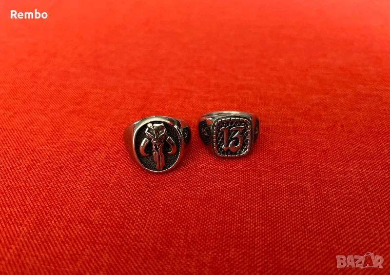 Мъжки пънкарски пръстени, снимка 1