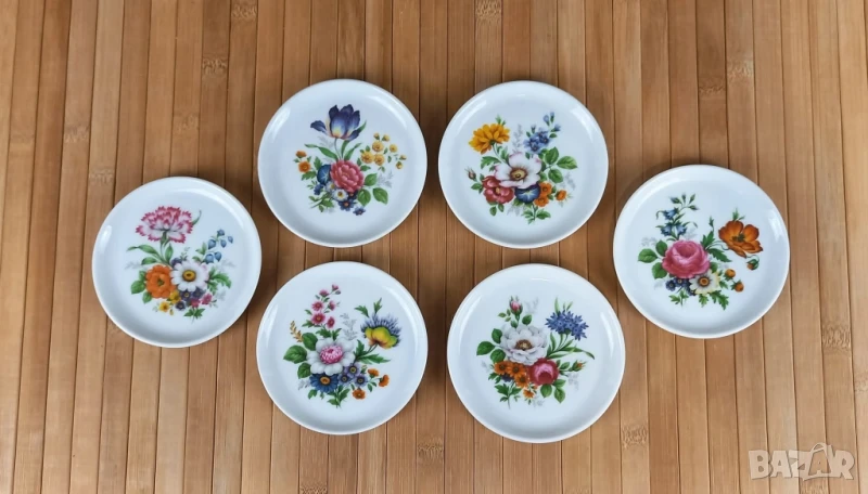 6 бр. малки чинийки - Furstenberg, снимка 1