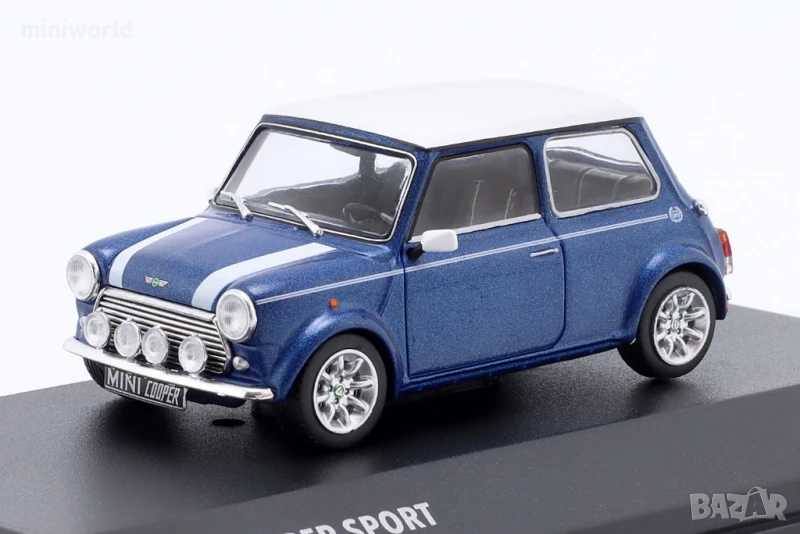 MINI COOPER Sport 1997 - мащаб 1:43 на SOLIDO моделът е нов в PVC дисплей-кейс, снимка 1