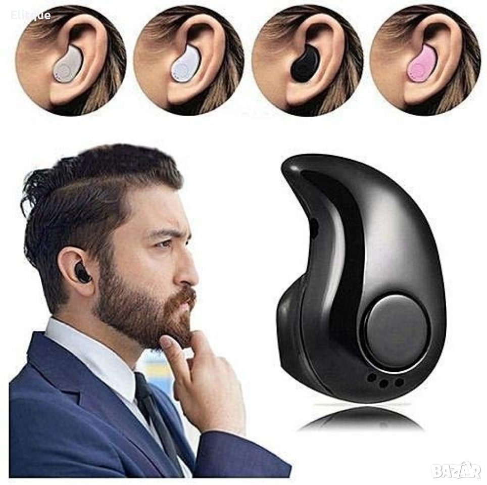 Безжична слушалка тип тапа Handsfree bluetooth S530, снимка 1