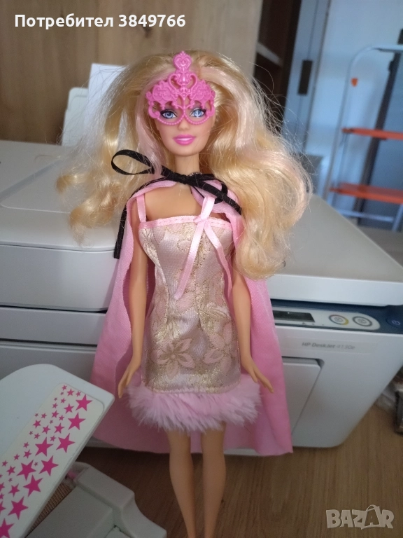 кукла барби мател с пиано комплект , снимка 1