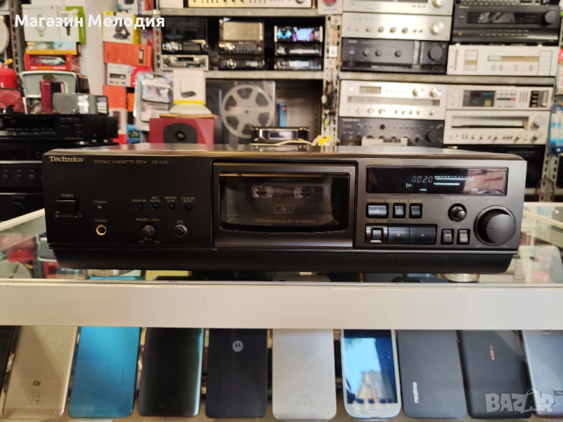 Касетен дек Technics RS-AZ6 В перфектно техническо и много добро визуално състояние., снимка 1