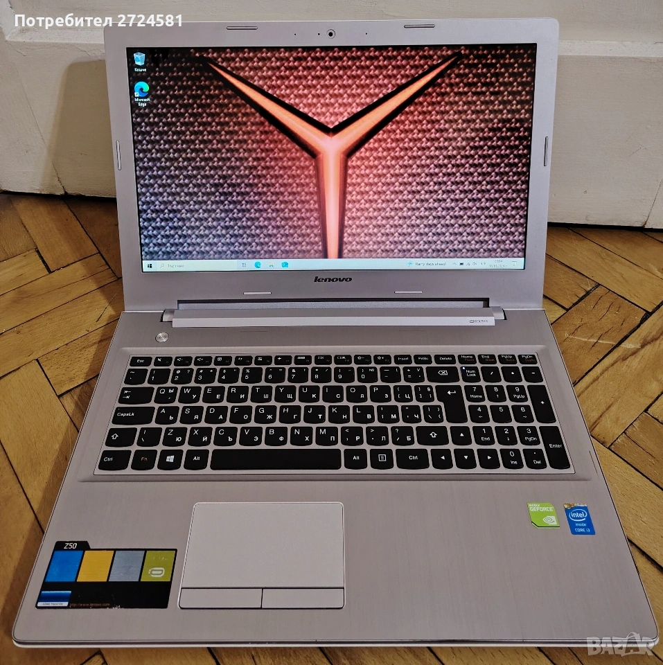 Само за 150 euro ! Лаптоп Lenovo Z50-70 Intel i3 NVIDIA 820M SSD 120GB, снимка 1