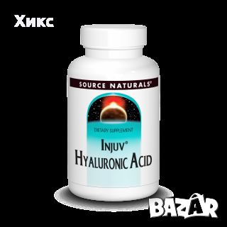 Хиалуронова киселина за пиене за кожа Source Naturals, Injuv, Hyaluronic Acid, 70 mg, 60 гел капсули, снимка 1