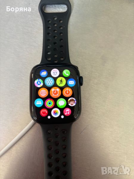 Apple Watch series 7 Nike edition,45mm Black, снимка 1