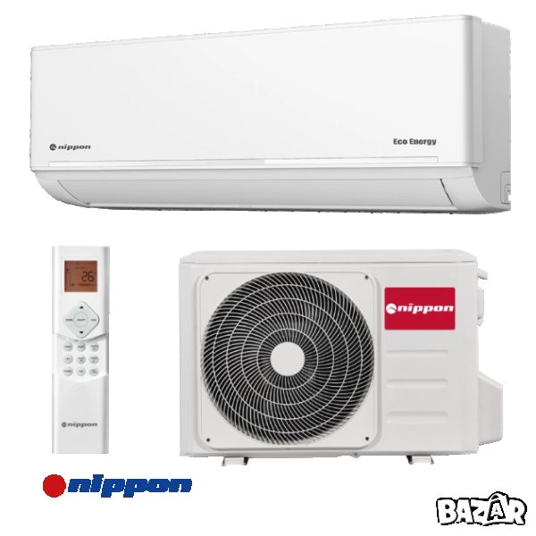 ИНВЕРТОРЕН КЛИМАТИК NIPPON KFR14DC ECO ENERGY, 14000 BTU, КЛАС А+++ с Включен монтаж, снимка 1