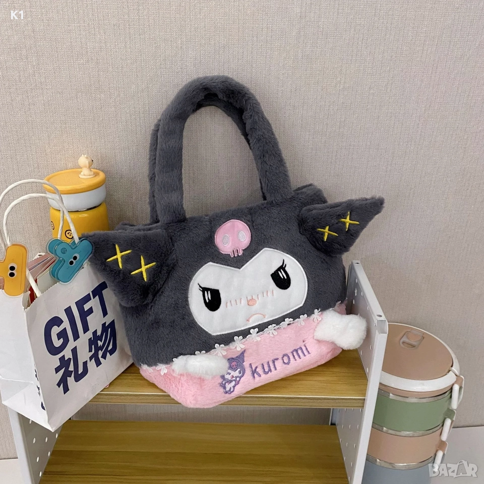 Плюшена чанта Куроми Kuromi, снимка 1