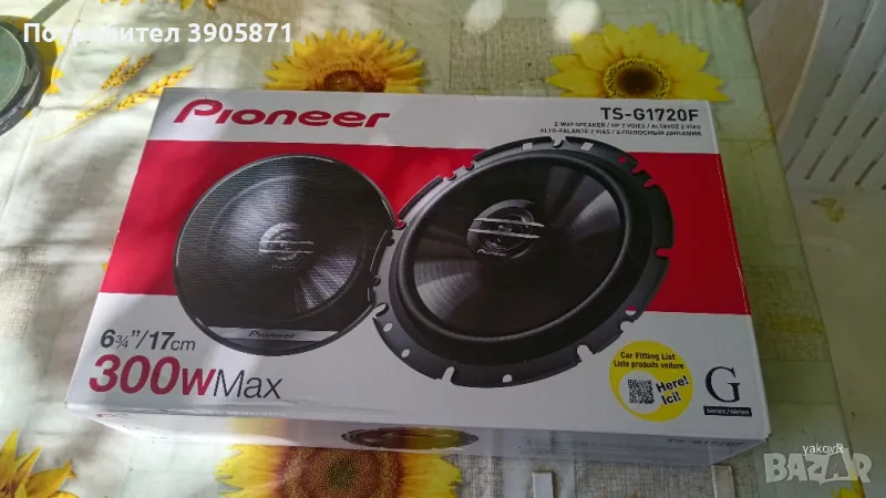 Автоколони Pioneer и Авторадио Pioneer с USB, снимка 1