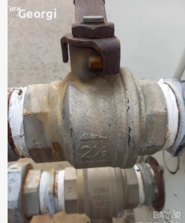 Кран женско женско 2 1/2 цола- 2броя цената е за двата броя, снимка 1