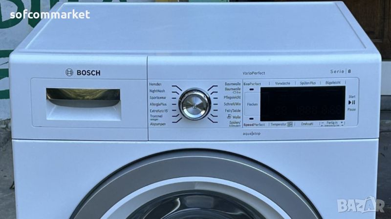 Немска инверторна пералня Bosch Serie 8  EcoSilence Drive™  8 кг, снимка 1