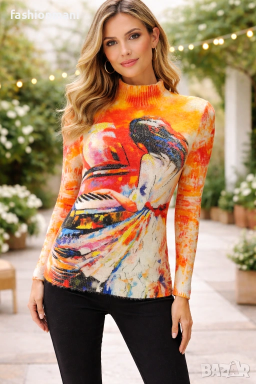 ДАМСКА БЛУЗА ОТ АНГОРА - код 1263, снимка 1