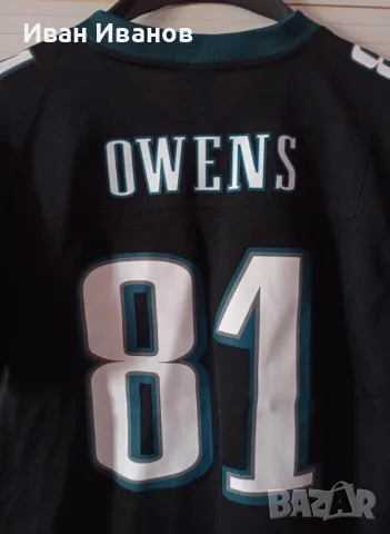 Оригинален екип на Philadelphia Eagles - Terrell Owens, снимка 8 - Други спортове - 47331381