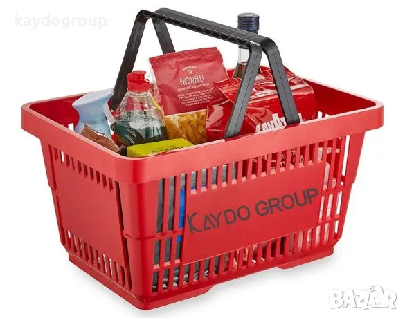 Нови! Налични! Пластмасова кошница за пазаруване - тъмно сива 22л, търговско оборудване!, снимка 9 - Друго търговско оборудване - 50296012