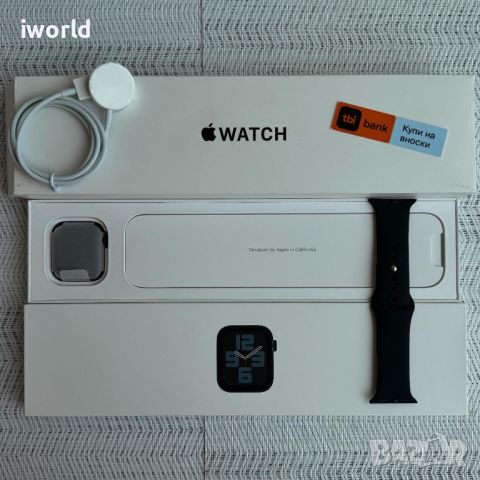 КАТО НОВ❗️Apple Watch SE 2 ❗️Лизинг от 18лв/м❗️(2nd gen) ❗️ 40mm ❗️ Midnight  E-SIM, снимка 7 - Смарт часовници - 46704691