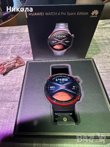 Смарт часовник HUAWEI WATCH 4 Pro Space Edition Gray Titanium Strap 49 MM, GPS, LTE, ПУЛСОМЕР, SPO2, снимка 1 - Huawei - 48415778